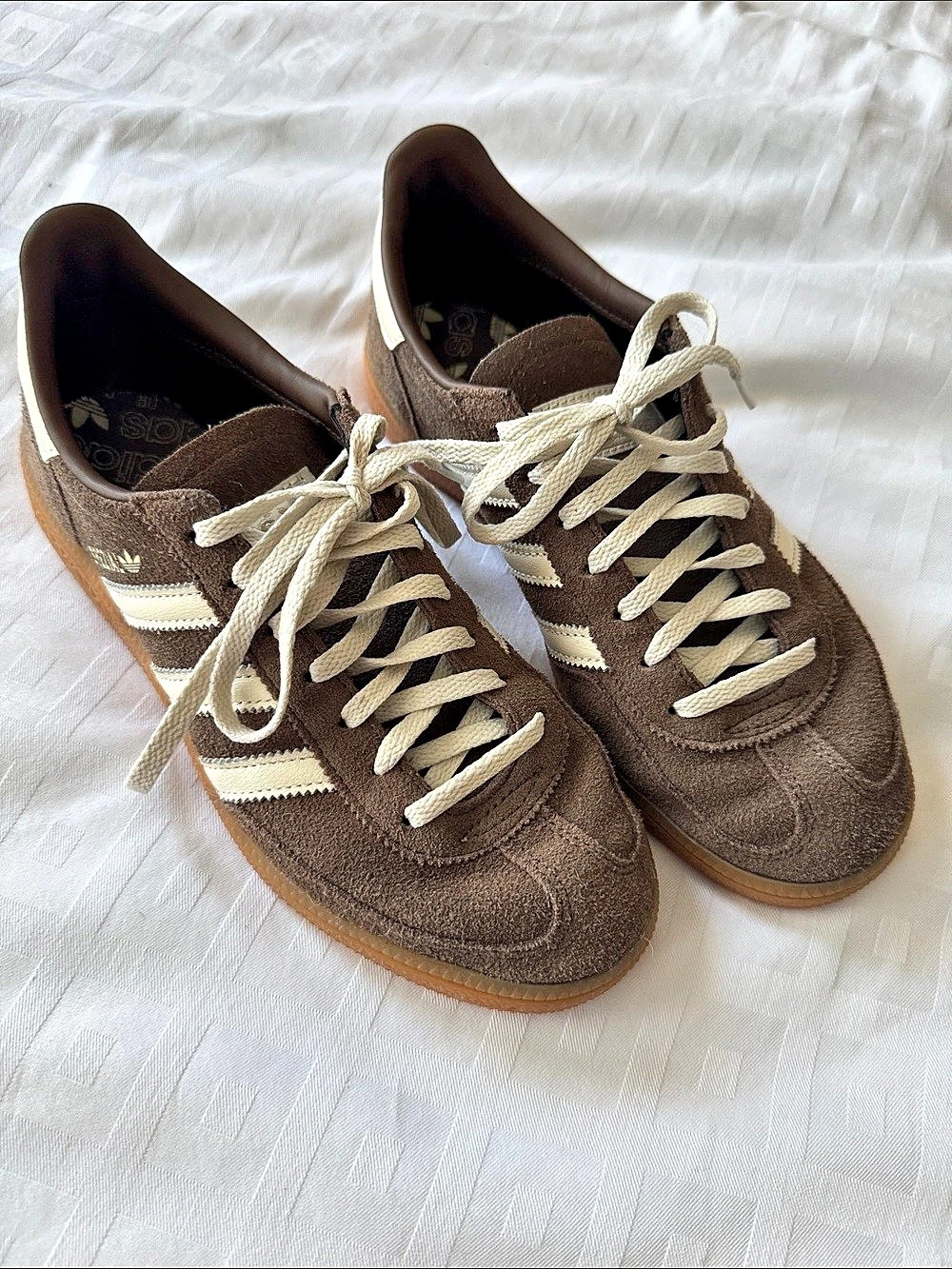 adidas Handball Spezial Sneakers Brown & White US 6.5